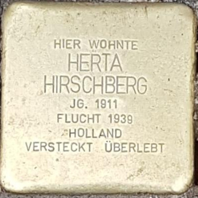 Stolpersteine NRW – Stolperstein Herta Hirschberg | WDR