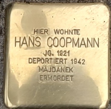 Stolpersteine NRW – Stolperstein Hans Coopmann | WDR