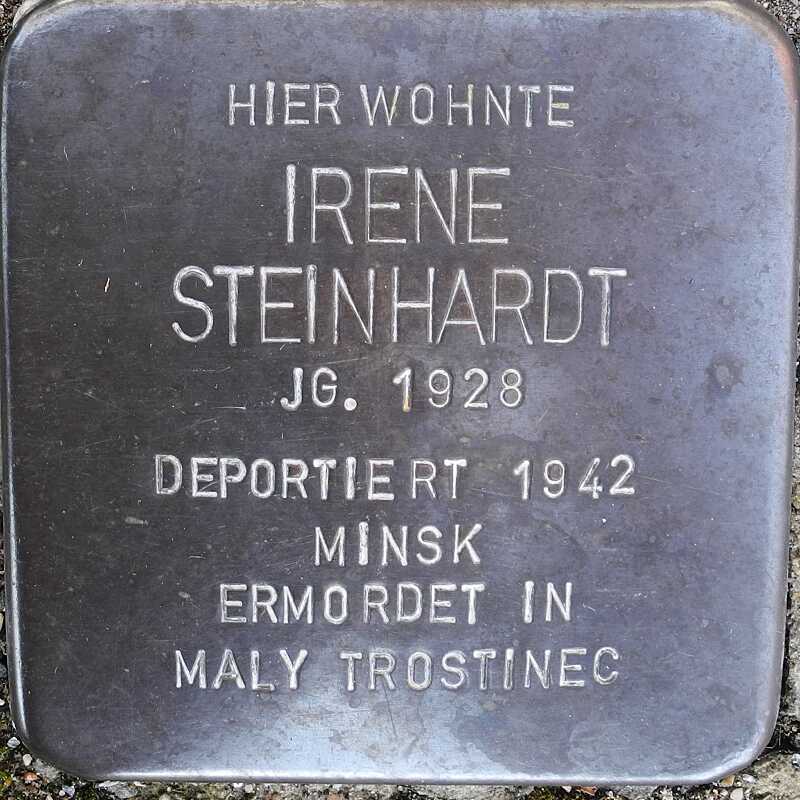 Stolpersteine NRW – Stolperstein Irene Steinhardt | WDR